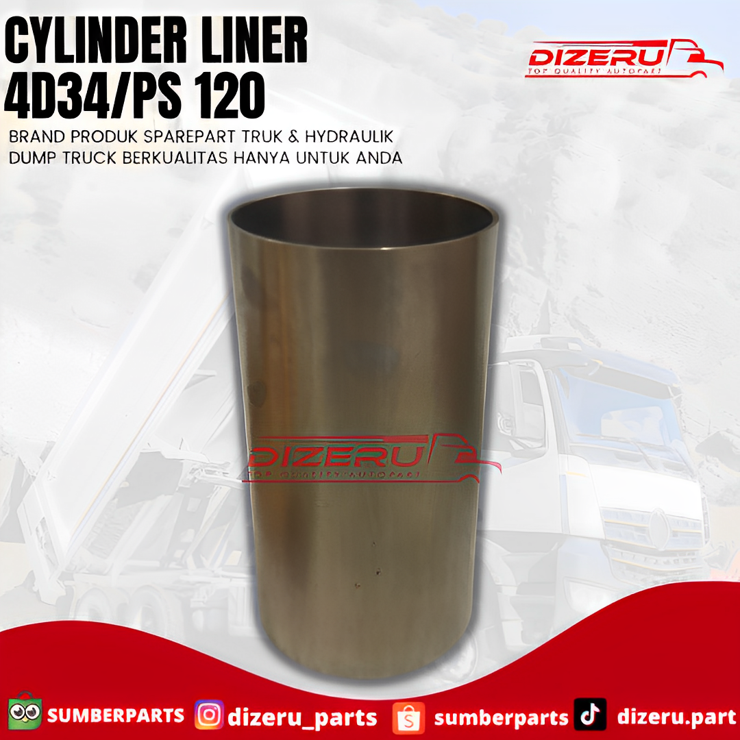 Cylinder Liner 4D34/PS120